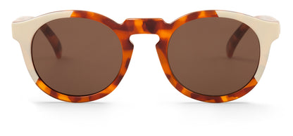 CREAM/LEO TORTOISE JORDAAN WITH CLASSICAL LENSES