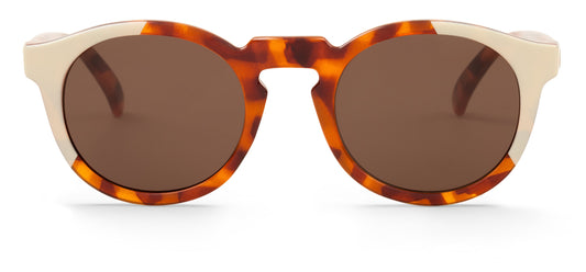 CREAM/LEO TORTOISE JORDAAN WITH CLASSICAL LENSES