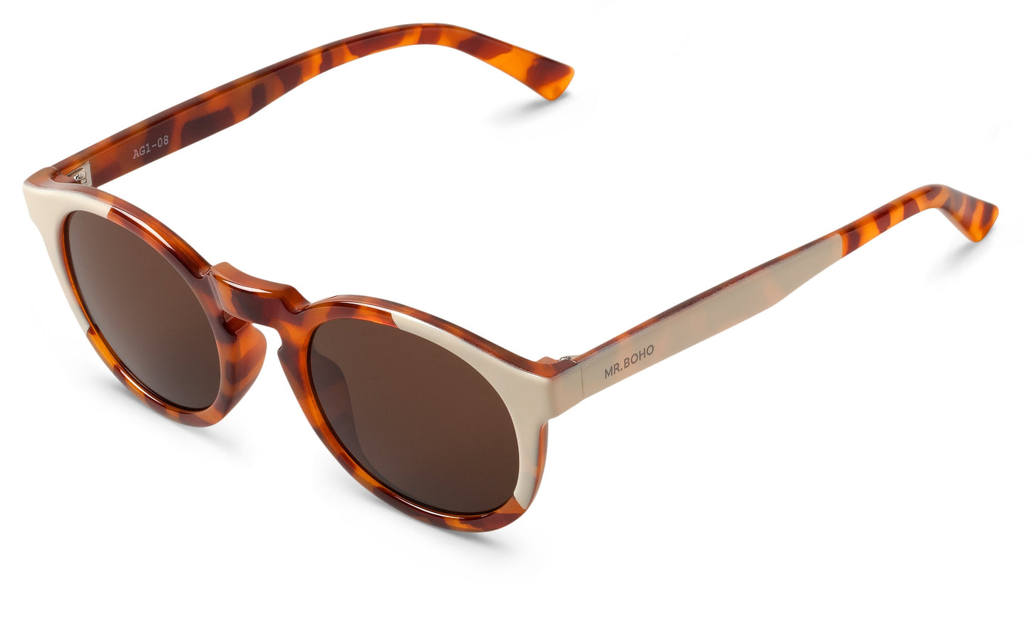 CREAM/LEO TORTOISE JORDAAN WITH CLASSICAL LENSES