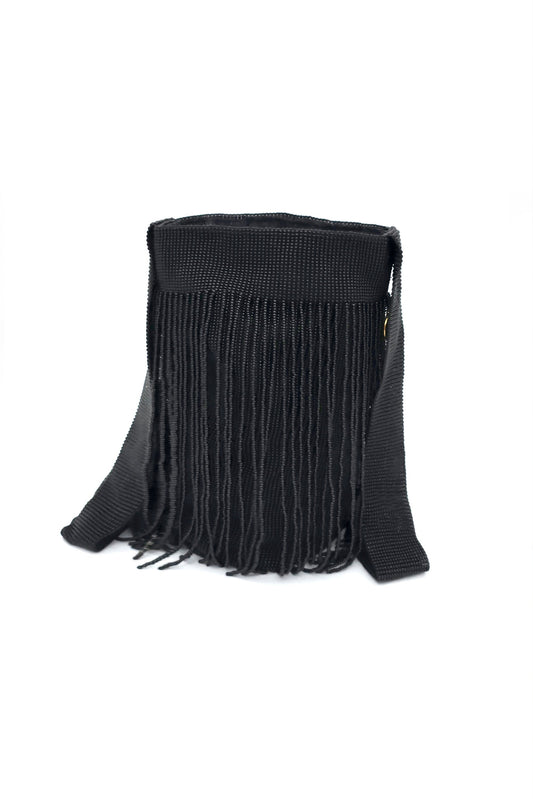 Black Fringes Bag - Mini