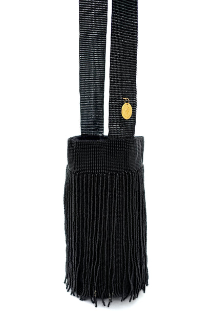 Black Fringes Bag - Mini